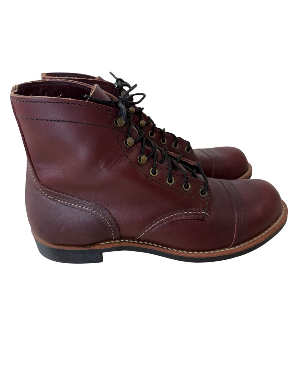 Red Wing Men's Oxblood Iron Ranger 8119 work Boots - Picture 2 of 11